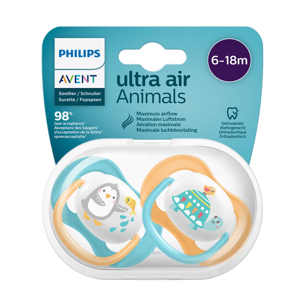 Philips Avent Ultra Air Emzik 6-18 Ay Erkek 2'li