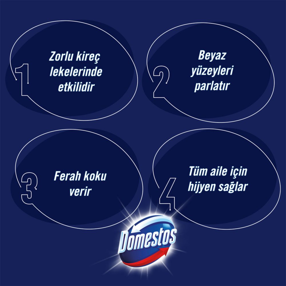 Domestos Sıvı Tuvalet Temizleyici 2 X 750 Ml