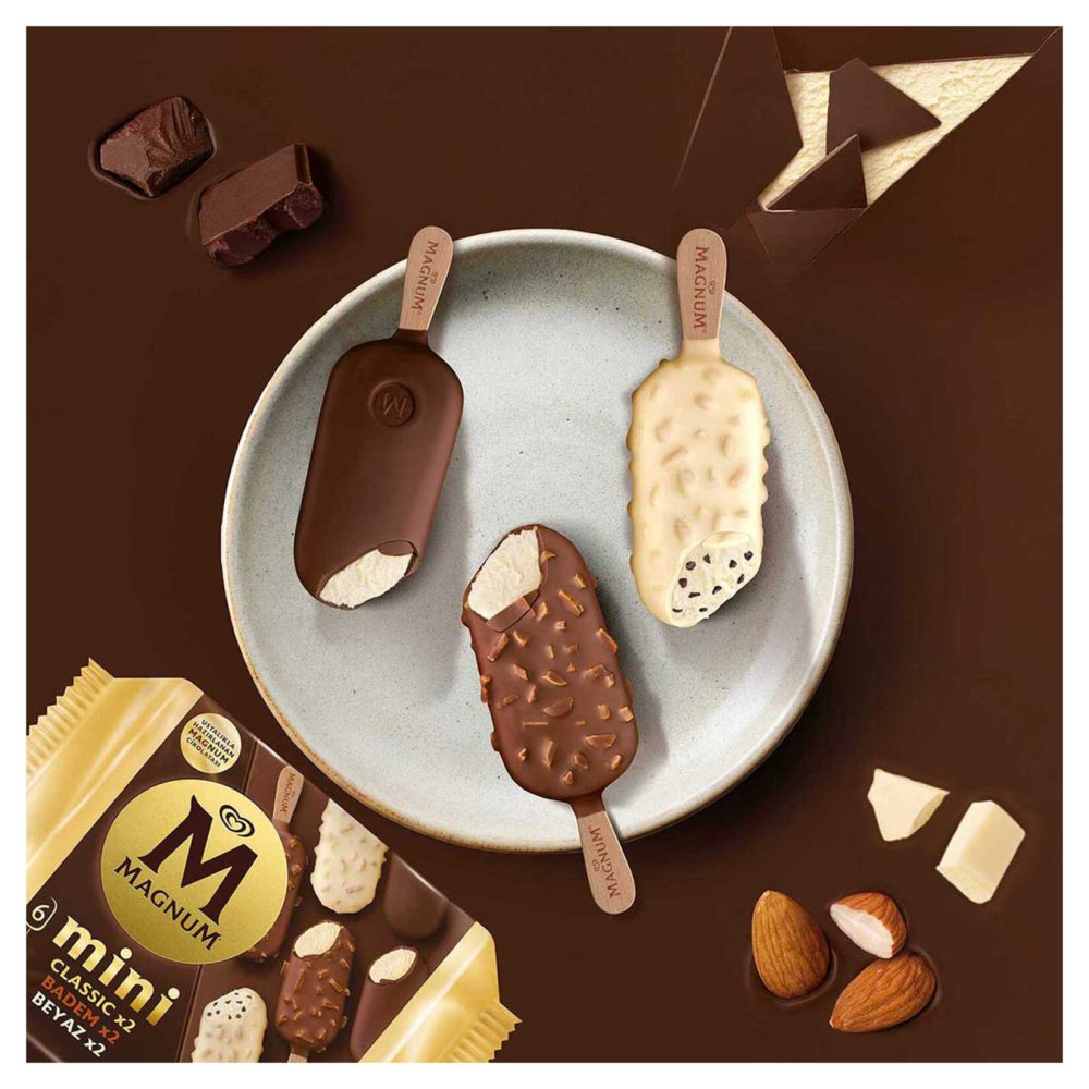 Magnum Mini Classic Badem Beyaz 6 x 55 Ml