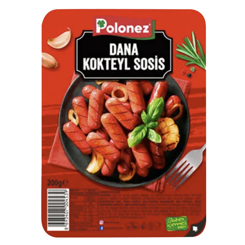 Polonez Dana Kokteyl Sosis 200 G