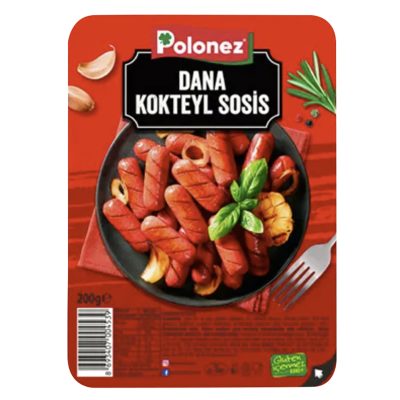 Polonez Dana Kokteyl Sosis 200 G