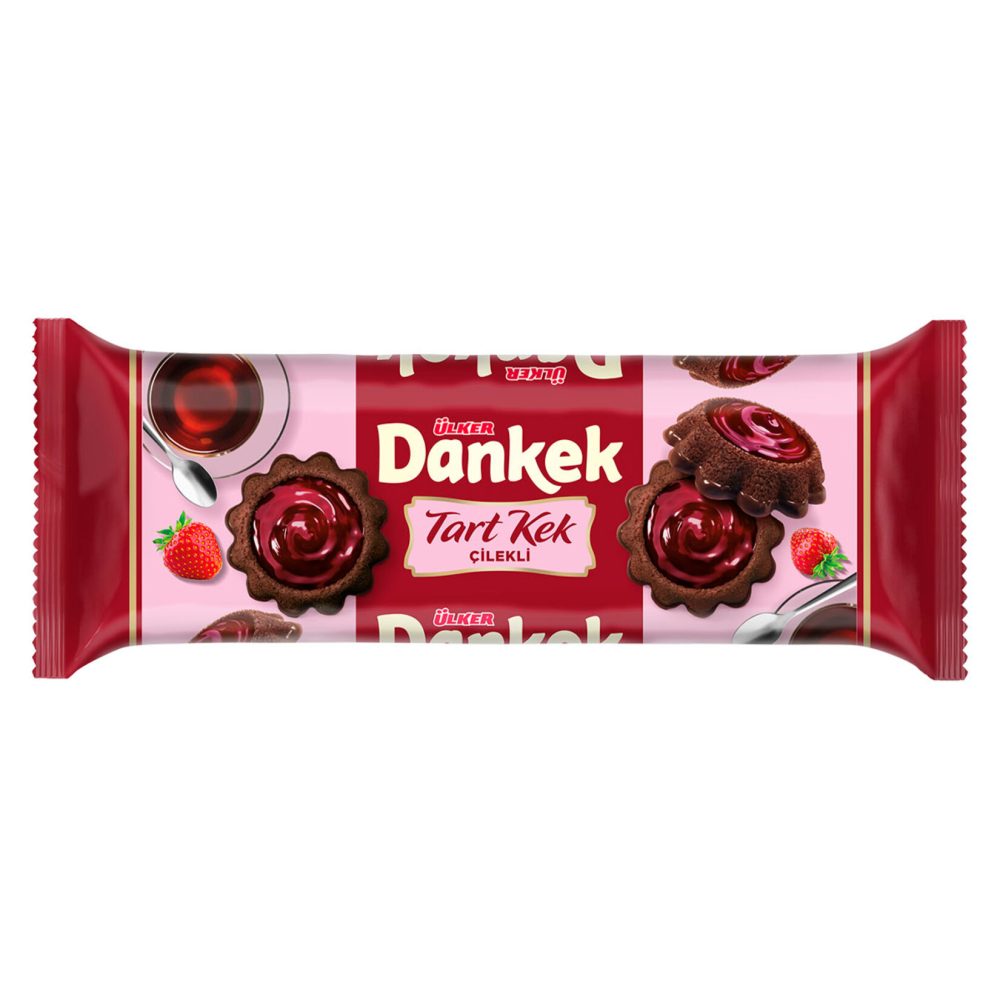 Ülker Dankek Çilekli & Çikolatalı Tart Kek 180 G