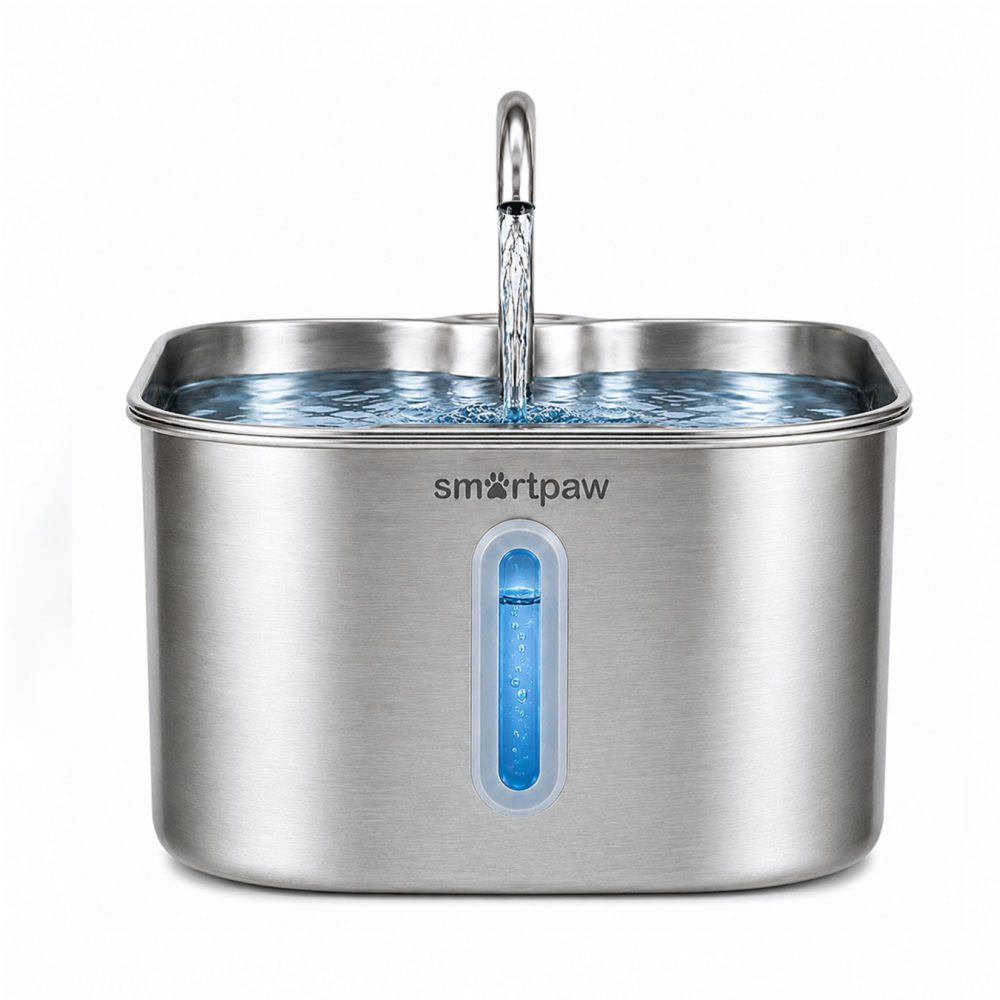 Smartpaw Otomatik Su Pınarı Aqua Prime Paslanmaz Çelik 2.2 L