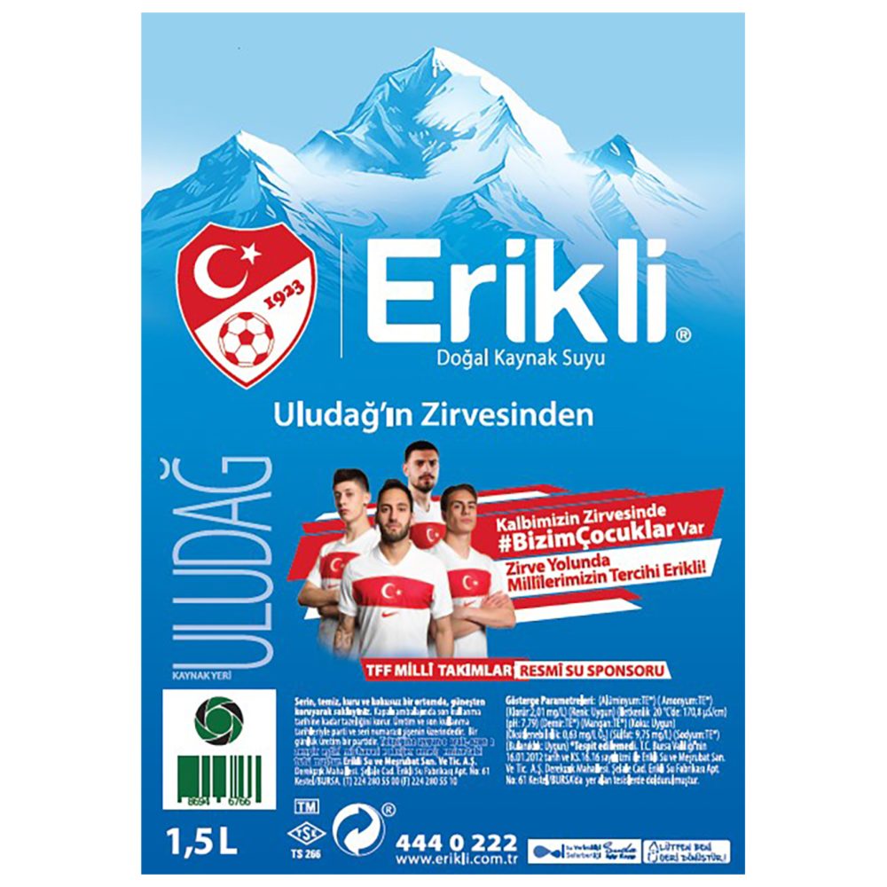 Erikli Su Avantajlı Paket 6 x 1.5 L