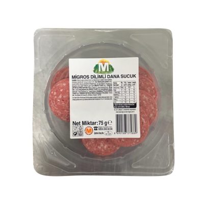 Migros Dilimli Dana Sucuk 75 G