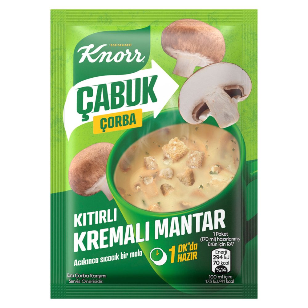 Knorr Çabuk Çorba Kıtırlı Kremalı Mantar 19 G