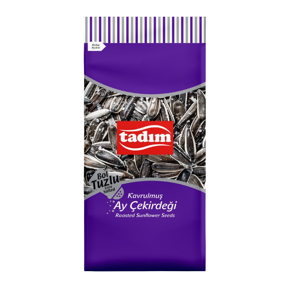 Tadım Bol Tuzlu Kavrulmuş Siyah Ayçekirdek 180 G