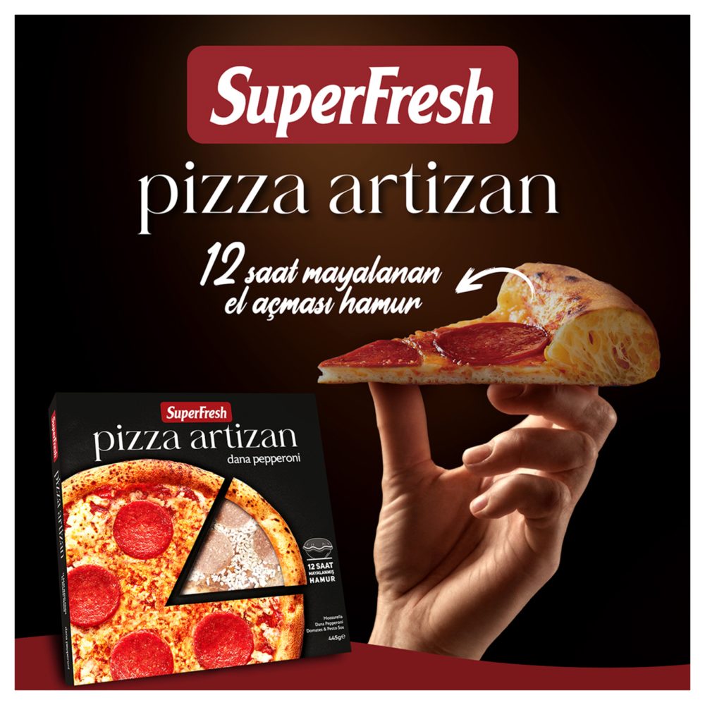Superfresh Pizza Artizan Pepperoni 445 G