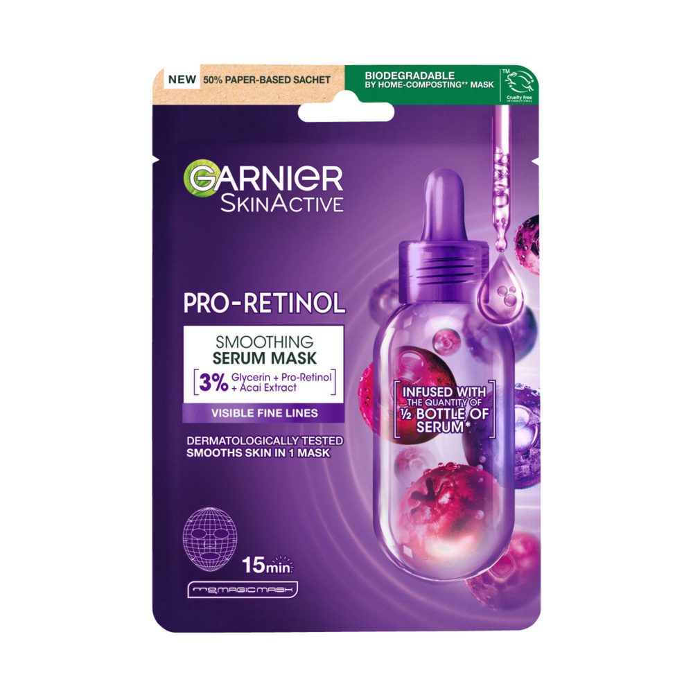 Garnier Pro-retinol Pürüzsüzleştirici Serum Maske 22 G