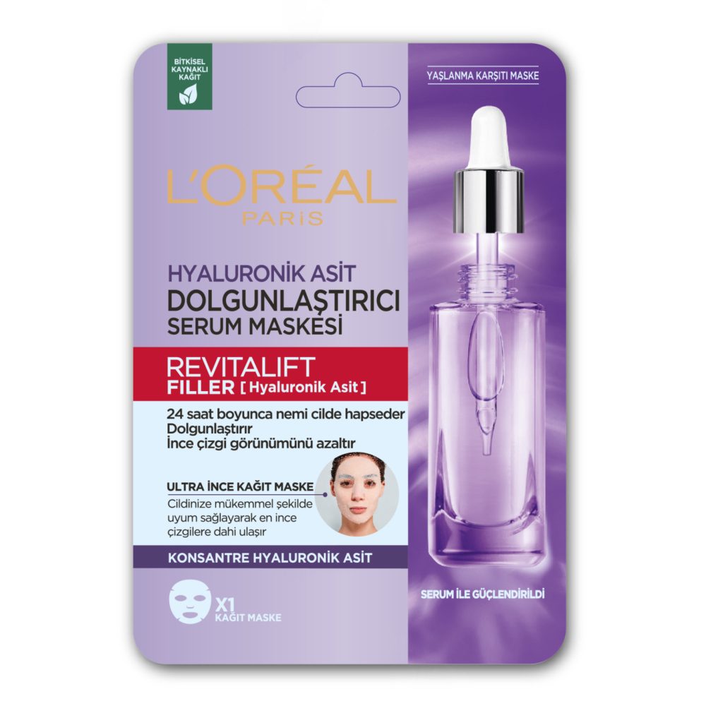L'Oréal Paris Revitalift Filler Dolgunlaştırıcı Serum Maske 28 G