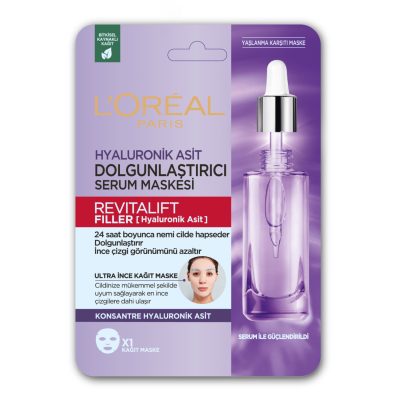L'Oréal Paris Revitalift Filler Dolgunlaştırıcı Serum Maske 28 G
