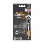 BIC Hybrid 5 Flex Sistem Tıraş Bıçağı 1 Sap + Yedek Kartuş