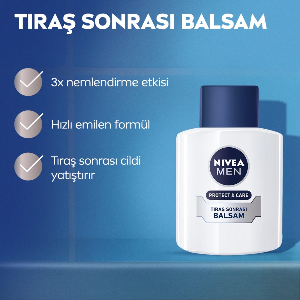 Nivea Protect & Care Nemlendirici Tıraş Sonrası Balsam 100Ml