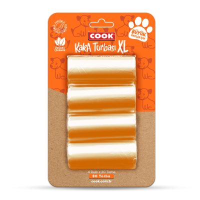 Cook Kaka Torbası Yedeği Blister 4 x 20'li XL