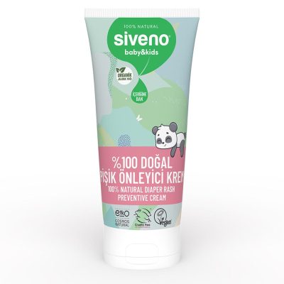 Siveno %100 Doğal Bebek Pişik Önleyici Jel Krem 50 Ml