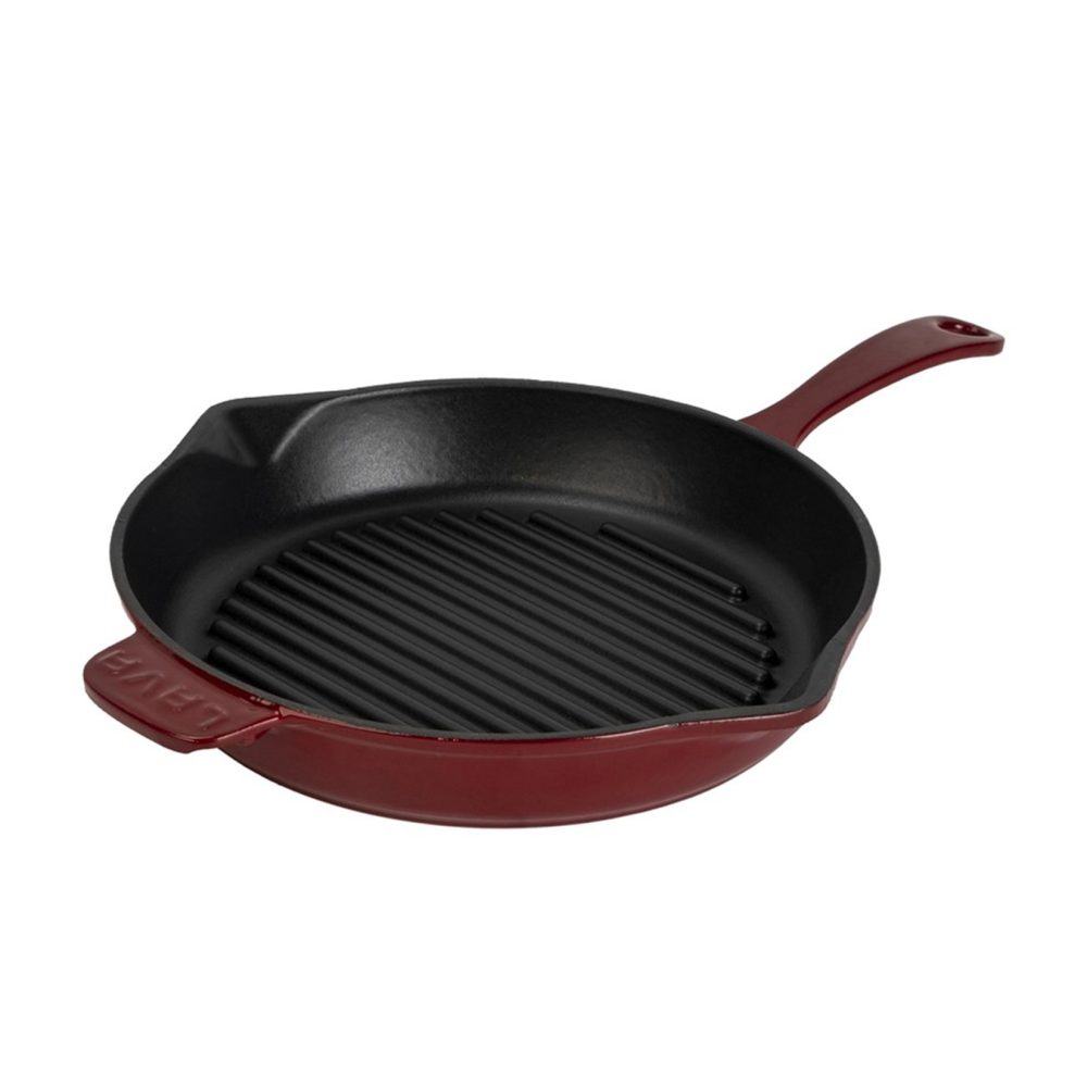 Lava Yuvarlak Izgara Tava 26 Cm Bordo