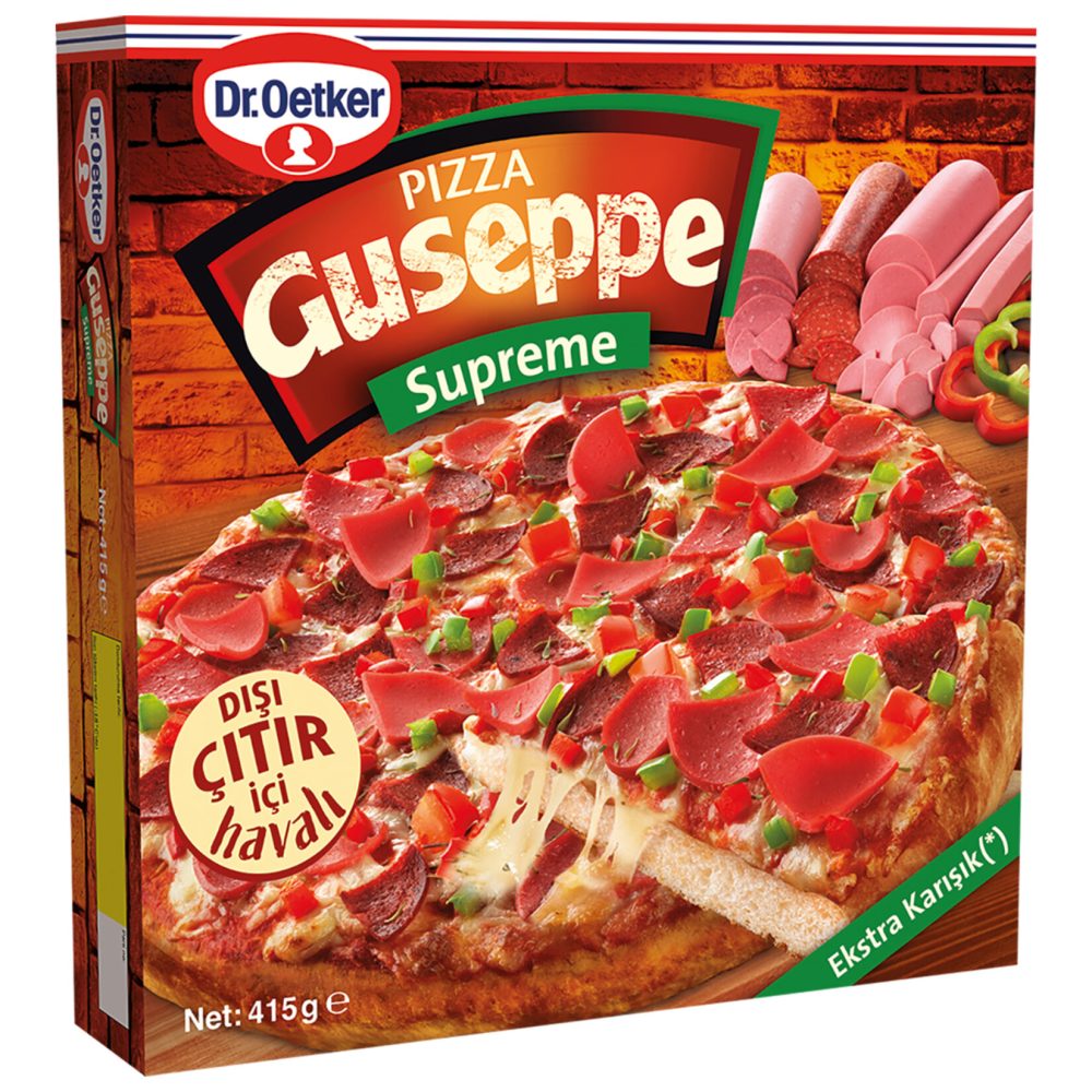 Dr.Oetker Guseppe Supreme Extra Karışk Pizza 415 G