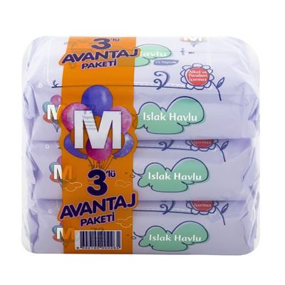 Migros Islak Havlu 3x72'li