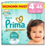 Prima Bebek Bezi Premium Care 4 Numara 46'lı 9-14 kg Ekonomik Paket