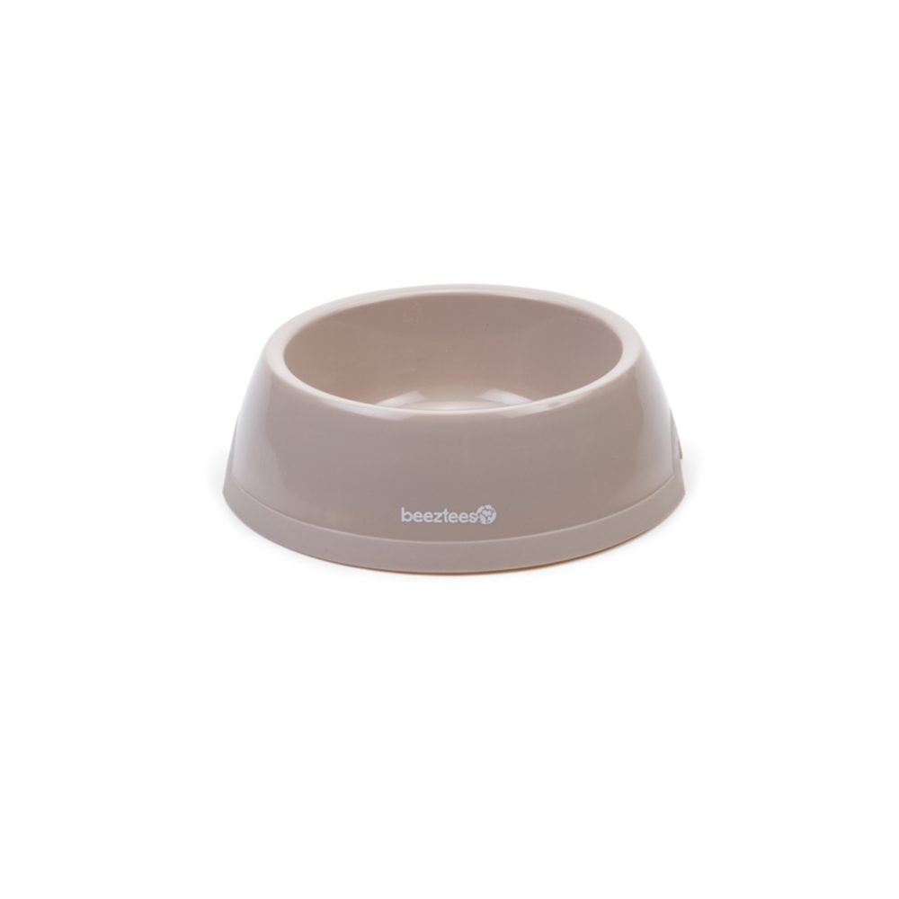 Beeztees Köpek Plastik Mama Su Kabı Bej 600Ml