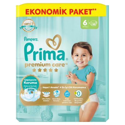 Prima Bebek Bezi Premium Care 6 Beden 13-18 Kg 35 Adet