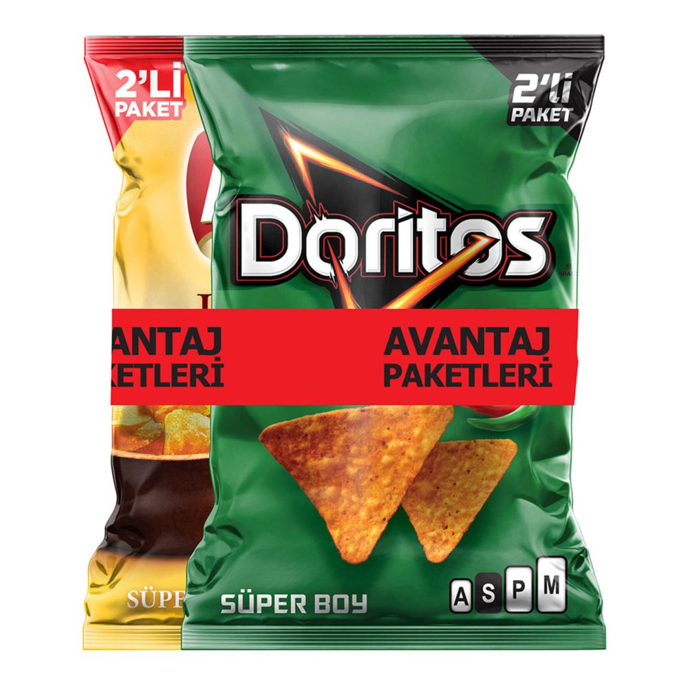 Lay's Ruffles Doritos 2'li Avantaj Paketi 176 G