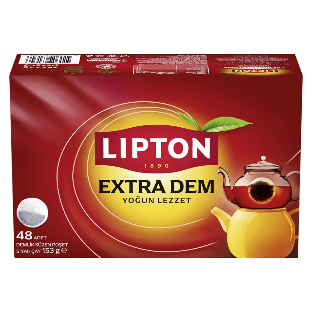 Lipton Extra Dem Demlik Poşet Çay 48'li 153 G