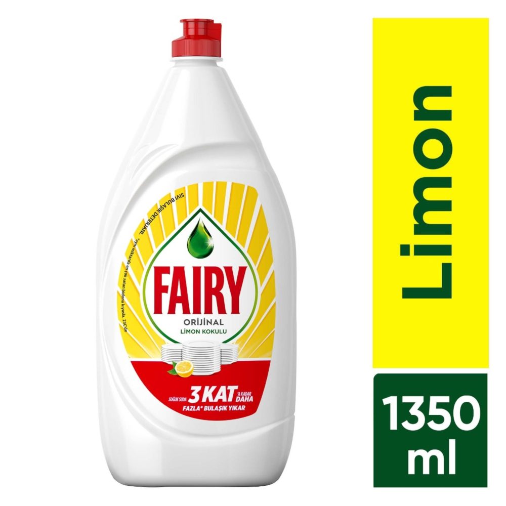 Fairy Sıvı Bulaşık Deterjanı Limon 1350 Ml