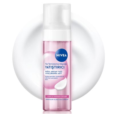 NIVEA Yatıştırıcı Yüz Temizleme Köpüğü 150 Ml, Kuru ve Hassas Cilt
