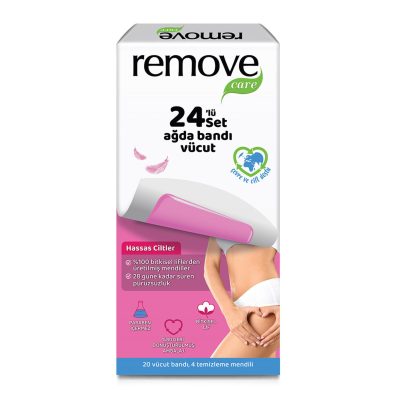 Remove Care Vücut Ağda Bandı Hassas Ciltler 20'li