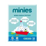 Minies Bebek Bakım Örtüsü 10 Adet 60 x 60 Cm