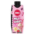 Dimes Milkshake Vanilya Beyaz Çikolata Aromalı Çilekli 310 Ml