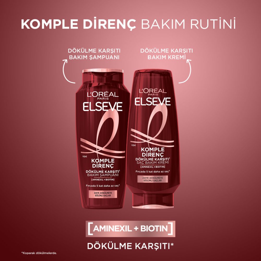 Elseve Komple Direnç Dökülme Karşıtı Bakım Şampuanı 300 Ml