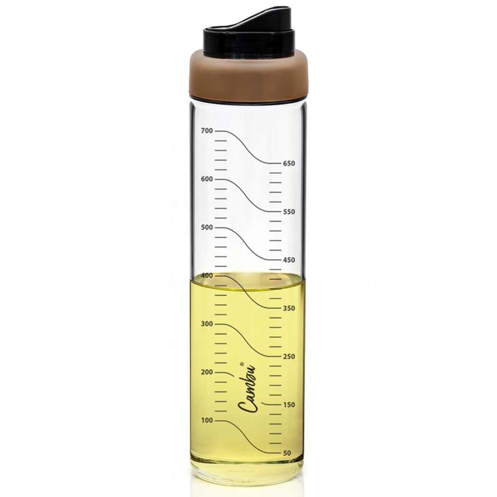 Ckc Tiktak Damlatmaz Borosilikat Cam Yağlık 700 Ml