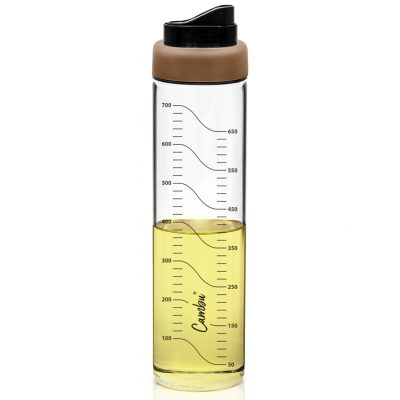 Ckc Tiktak Damlatmaz Borosilikat Cam Yağlık 700 Ml