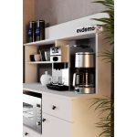 Evdemo Latte Çok Amaçlı Dolap Kahve Köşesi Beyaz