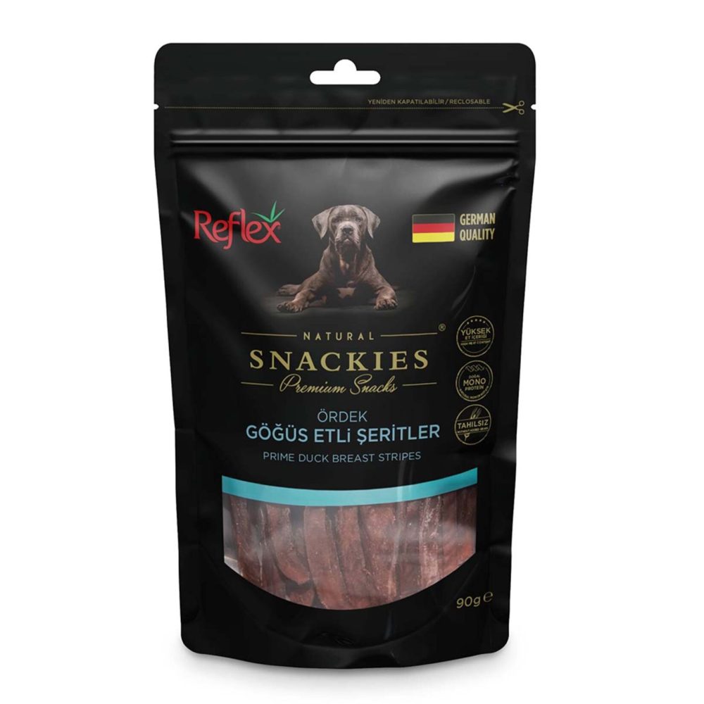 Reflex Snackies Ördek Etli Şerit Köpek Ödülü 90 G