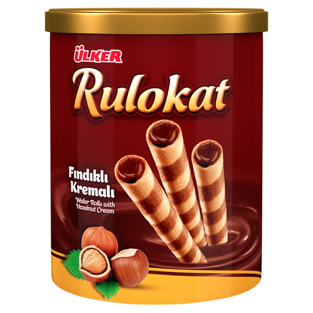 Ülker Rulokat 9 Kat Tat Fındıklı Rulo Gofret 170 G