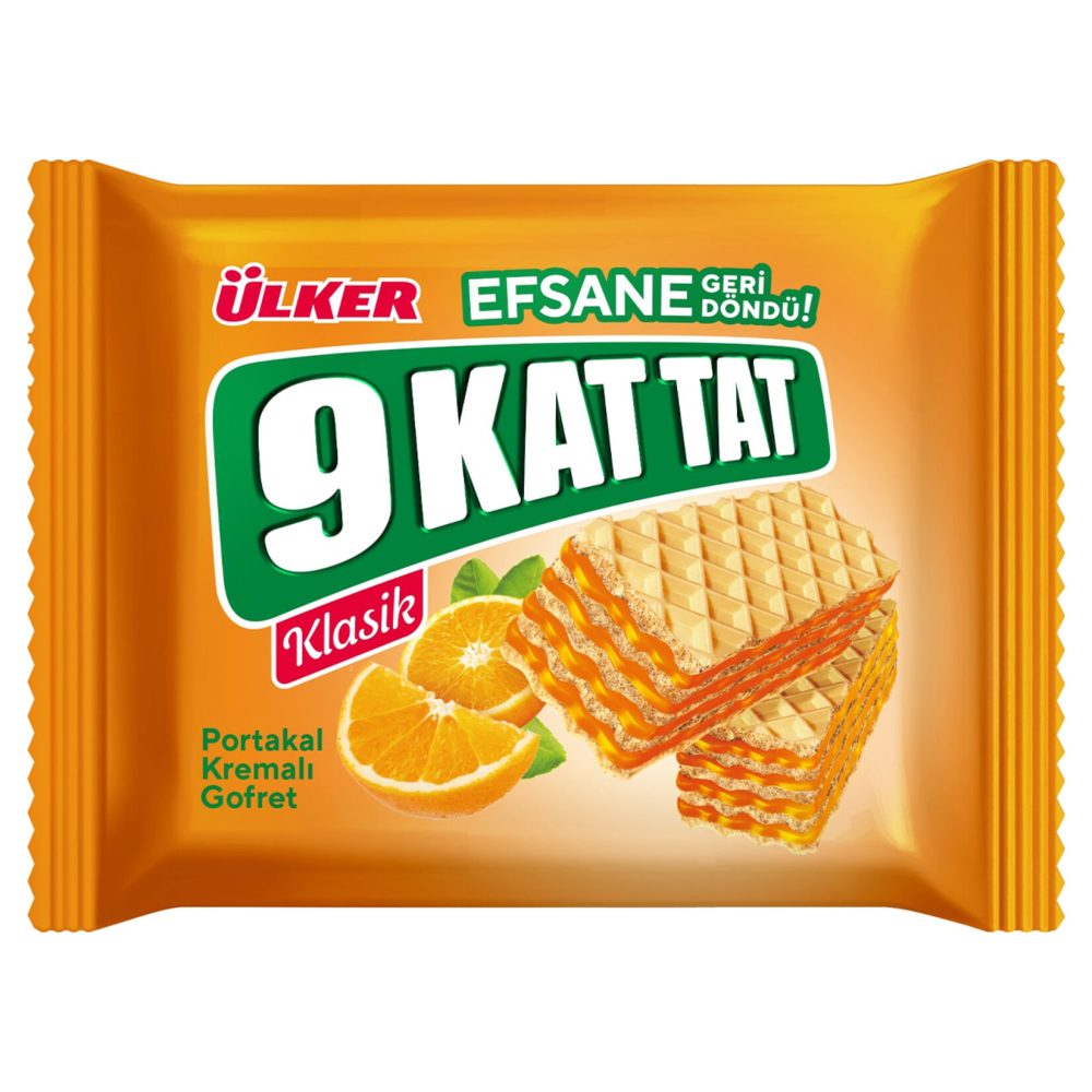 Ülker 9 Kat Tat Portakallı Gofret 39 G