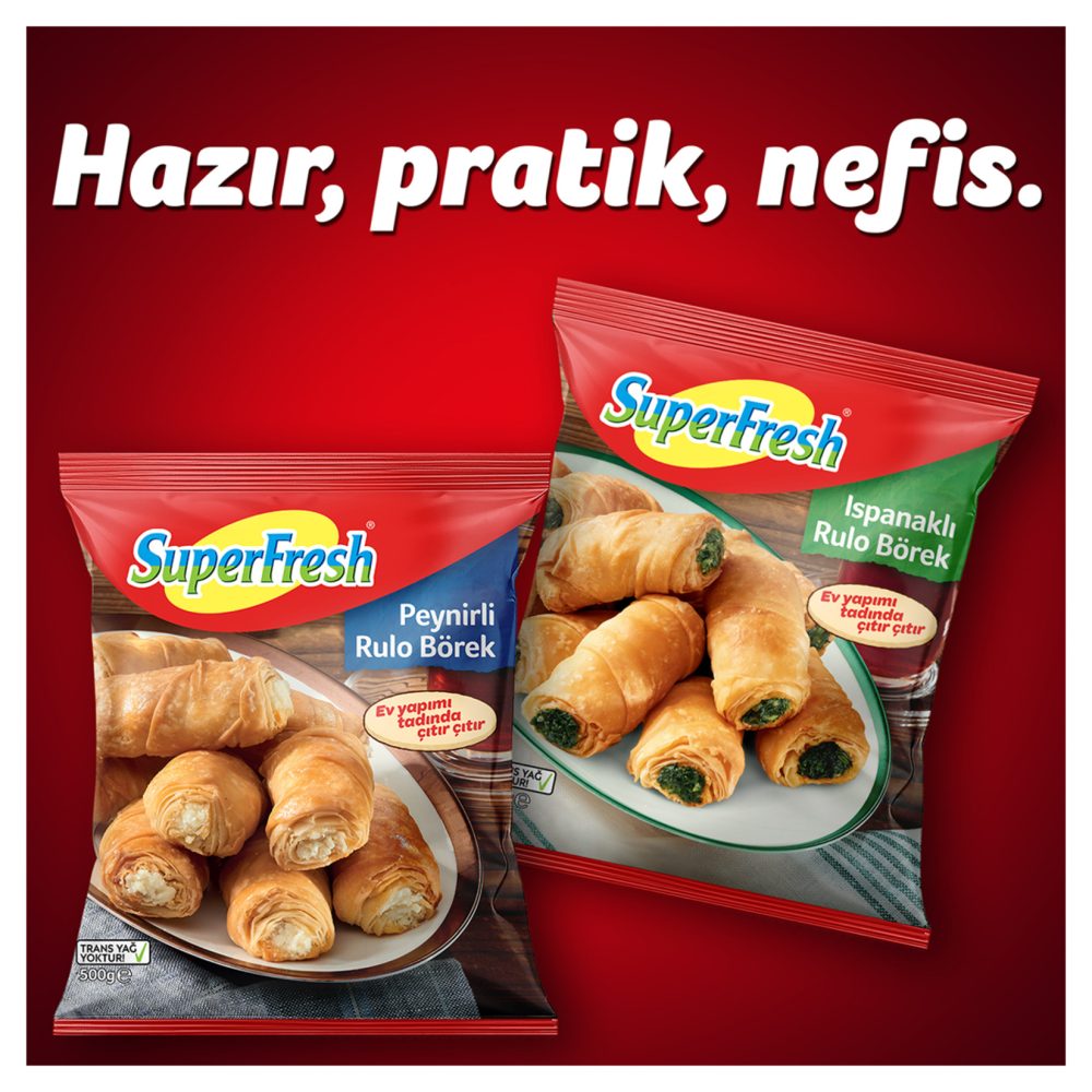 Superfresh Patatesli Rulo Börek 500 G