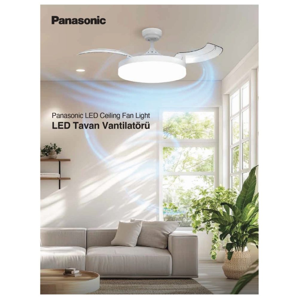 Panasonic Led Tavan Vantilatörü 36W Led + 30W Fan