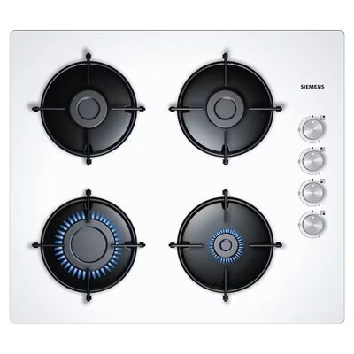 Siemens EO6C2PB11O Doğalgazlı Ankastre Beyaz Cam Ocak