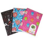 Mynote Textup 40 Yaprak PP Dikişli Desenli Kareli
