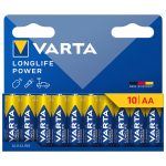 Varta Longlife Power AA Kalem Pil 10'lu Paket (Alkalin)