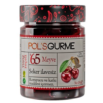 Pol's Gurme Şeker İlavesiz Vişne Reçeli 285 G