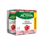 Activia Shot X2 Probiyotik Ahududu & Hibiskus 4 x 80 Ml