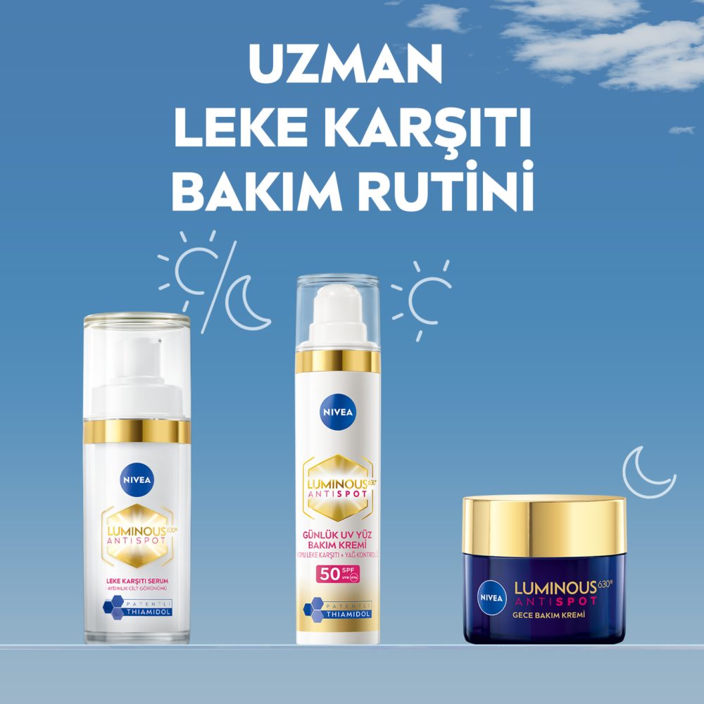 NIVEA Luminous630 Thiamidol Etkili SPF50 Leke Karşıtı Gündüz Yüz Kremi 40 ml
