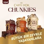Carte d'Or Chunkies Ballı Ceviz & Tarçınlı Kurabiye Parçalı Karamelli Dondurma 430 Ml