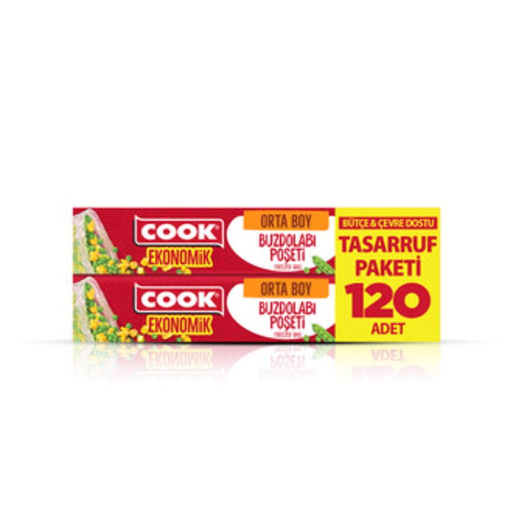 Cook Eko Buzdolabı Poşeti Orta Boy 120'li