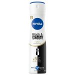 NIVEA Kadın Sprey Deodorant Black&White Invisible İpeksi Pürüzsüzlük 150 Ml